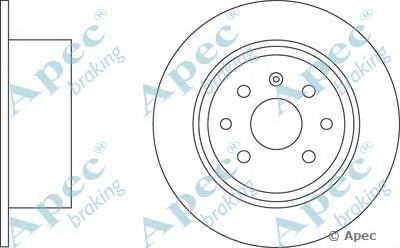 APEC BRAKING dsk574 -  Тормозной диск